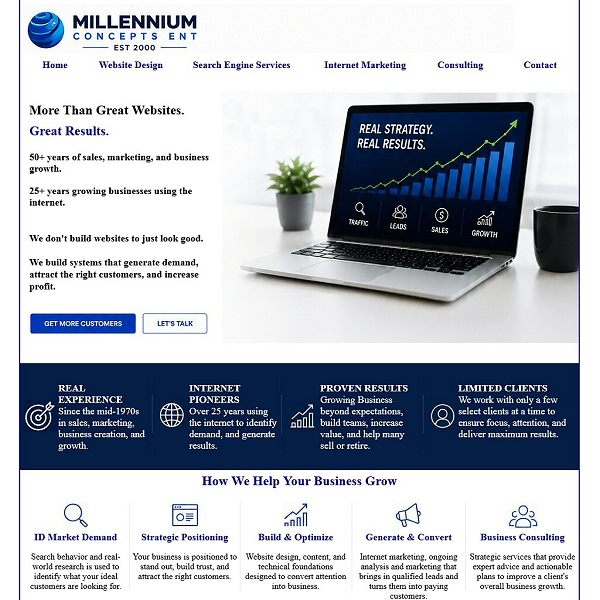 Millennium Concepts Ent - Industry leaders in Internet Marketing Lehigh Valley Poconos PA , Internet Sales Consultants Lehigh Valley Poconos PA